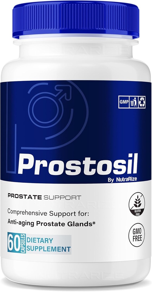 Prostosil Capsules, All Natural Formula for Prostate Health Support, Maximum Strength Herbal Supplement for Control and General Health, Prosto SIL Vitamin Pills Official Review (60 Capsules)