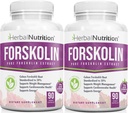 Forskolina para la pérdida de peso, 250mg-500mg Max Strength Forskolin Dos Botellas de cuenta 90, 20% Extracto de Forskolina pura, dieta ideal y atletas Fórmula!