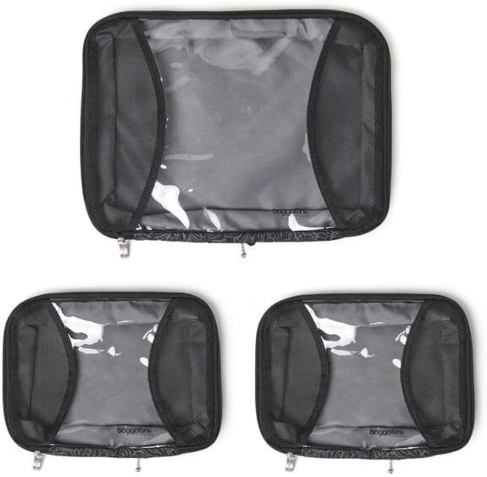 Baggallini Compresión Cubo 3 piezas - Ligero Compresión Embalaje Cubos para viajes