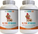 Immune Support Oil for Dogs - Dog Ultra Vitamins - Veterinaria Recomendadada - Soporte Inmunitario - Cabello Skin Eyes and Bones Support - Dog Vitamina a - 2 Bottles (180 Treats)