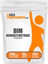 BulkSupplements.com DIM Powder - Diindolylmethane Powder, DIM Suplemento para Hombres y Mujeres - Sin sabor, 200 mg por Serving, 50g (1.8 oz) (Pack of 1)