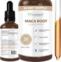 Maca Root Liquid Drops ← Premium Organic Maca Root Extract ← Maca Supplement for Enhanced Mood " Vitality ← Vegan, Non-GMO, Gluten " Alcohol Free TEN 2 Fl Oz