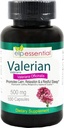 Cápsulas de raíz valeriana Suplemento de extracto de hierbas de 500 mg 100 pastillas