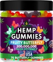 Ganchos de cáñamo Alto Potency Hemp Oil Infused, Ojeras de goma suave Edibles, Paz y Relajación, Serene Calm Bedtime, Omega 3 6 9- Made in USA