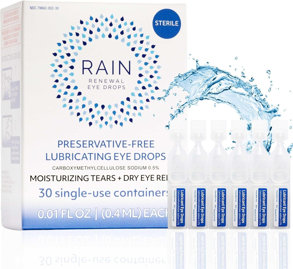 Lluvia Preserva Free Eye Drops for Severe Dry Eyes – More Natural Eye Drops for Dry Eye Relief – Proprietary Formula Reslieves Dry, Itchy Eyes – Take Back Your Eye Comfort