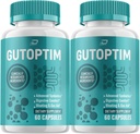 Gutoptim Advanced Probiotic Capsules, Gutoptim Probiotics Support for Digestive Health Pills, Gutoptim Reviews, Gut Supplement &amp; Digestive Support (2 Pack - 120 Capsules)