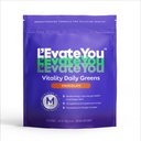 L'Evate You Vitality Daily Greens Powder (28 Servings) 30 Superfoods, 9 Greens - para un Boost Cellular Energy, Powered by M-Charge Complex for All Day Energy (Chocolate)