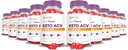 (10 Pack) Rapid Ripped Keto ACV Gummies Advanced Formula 1000MG Rapidripped Keto Gummies Apple Cider Vinegar Formulated with Pomegranate Beet Juice Powder B12 Vegan Non GMO 600 Gummys
