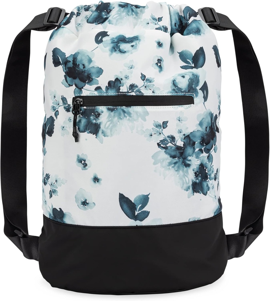 Flex Cinch Drawstring Gym Bag para Mujer con Diseños Gráficos ← Durable Lightweight Gym Cinch Bags ← Ideal para Gym Bag, Traveling y Overnights