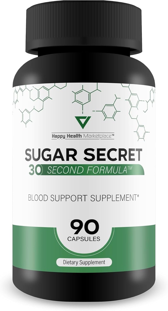 Sugar Secret 30 Segunda Fórmula - Nuestro Mejor Suplemento de Salud Sangre - Sangre Equilibrio Sangre Salud - Suplemento de Apoyo Sangre - Sangre Sangre Apoyo