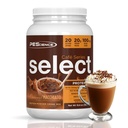 PEScience Select Cafe Protein Coffee Flavored Powder, 100mg Caffeine, 20g Iced Protein Coffee Powder or Creamer - Caramel Macchiato, 20 Servings