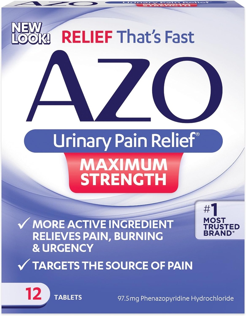 AZO STANDARD MAX STRENGTH 12Tables