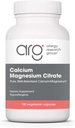 Grupo de Investigación de Alergia Suplemento de Citrato de Magnesio - Salud de Hueso, con Citrato de Calcio, Puro, Bien Absorbido, Capsulas Vegetarianas - 100 Cuenta