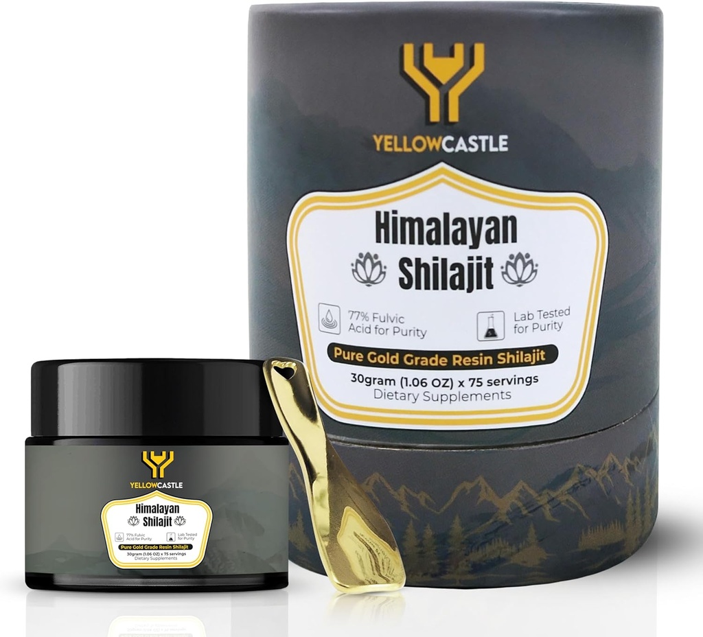 Himalayan Shilajit Resin ANTE High Potency Pure Shilajit for Men &amp; Women - 85+ Trace Minerals, 75%+ Fulvic Acid Energy Boost, Immune Support, 75 Serving Organic Resin with Lab Test Report, 400mg