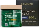 AGNPHDU- Liposomal Nicotinamide Riboside 120 Capsules,Resveratrol, Quercetina - Suplemento NAD para Anti-Aging, Energía, Focus 900mg Suplemento dietético