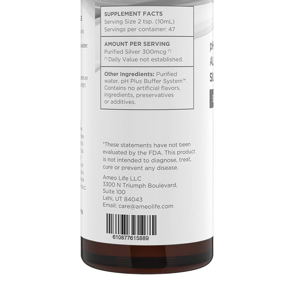 pH Balanced Alkaline Silver Solution