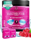 KEY NUTRIENTS Multivitamin Electrolytes Powder No Sugar - Juicy Raspberry Electrolyte Powder - Hidration Powder - Sin Calories, Gluten Free Keto Electrolytes Powder - 90 Servings - Made in USA