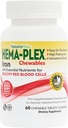 Naturalezas Más Hierro Hema-Plex - 60 Chewables de Berry mixtos - 85 mg Hierro Elemental - Sangre Total - con Vitamina C & Bioflavonoides - Vegan, Gluten Gratis - 20 Serviciones