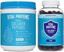 Vital Proteínas Collagen Powder 20 oz + Gummies 120ct*2