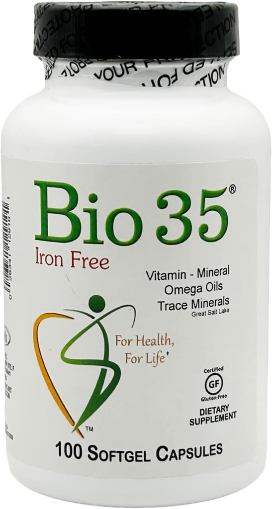 Bio-35 100ct Iron Gluten &amp; Soy- Gratis
