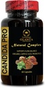 Complejo Natural de Candida PRO - Suplemento Natural de Candida Cleanse, Wormwood Orgánico, probióticos para la Salud Digestiva de Mujeres - 1 Botella 60 cápsulas
