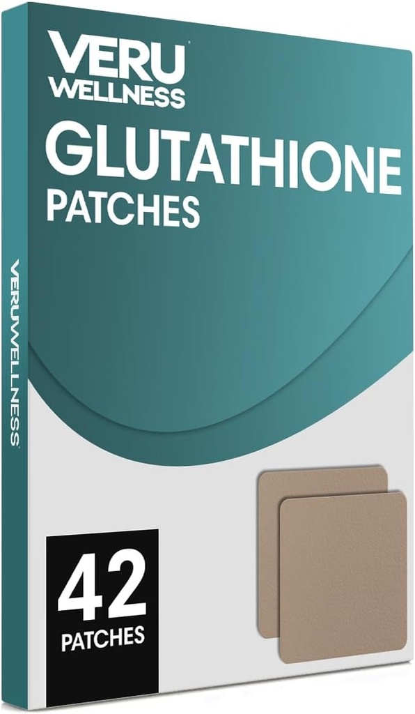 Veru Wellness Glutathione Plus Daily Patch - Self Adhesive Patch, 8-10 horas (42 días)