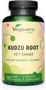 Vegavero Kudzu Root tención 12.000 mg de Kuzu Root ← Non-GMO & Vegan TENIDO Apoyo Menopause Silencio con Oat Extract + Vitamin C Silencio 90 Capsules