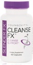 Youngevity Slender FxTM Cleanse FxTM - Super Colon Cleanse 15 Day - Natural Herb Blend - Flax Seed, Cape Aloe, Rhubarb Root, Triphala, Slippery Elm, Marshmallow Root - 60 cápsulas (Pack of 4)