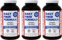 Yerba Prima Daily Fiber Formula Powder - 12 oz (Pack of 3) - Soluble & Insoluble Suplemento dietético - Colon Cleanse - Vegan, No Gluten-Free