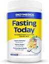 Enzymedica, Ayuno Hoy, Intermittent Fasting Drink Mix with Electrolyte Powder Supplement for Hydration, Appetite and Muscle Health, Keto Friendly, Tropical Pineapple Flavor, 24 Servings