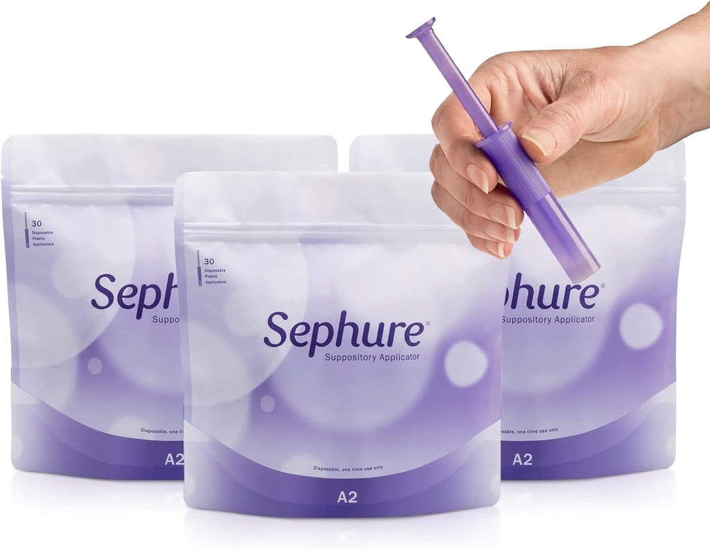 Aplicador fácil de usar para mujeres y hombres, aplicador desechable para depósitos para estreñimiento de varias marcas, 3-Pack, 30-Count, Tamaño A2