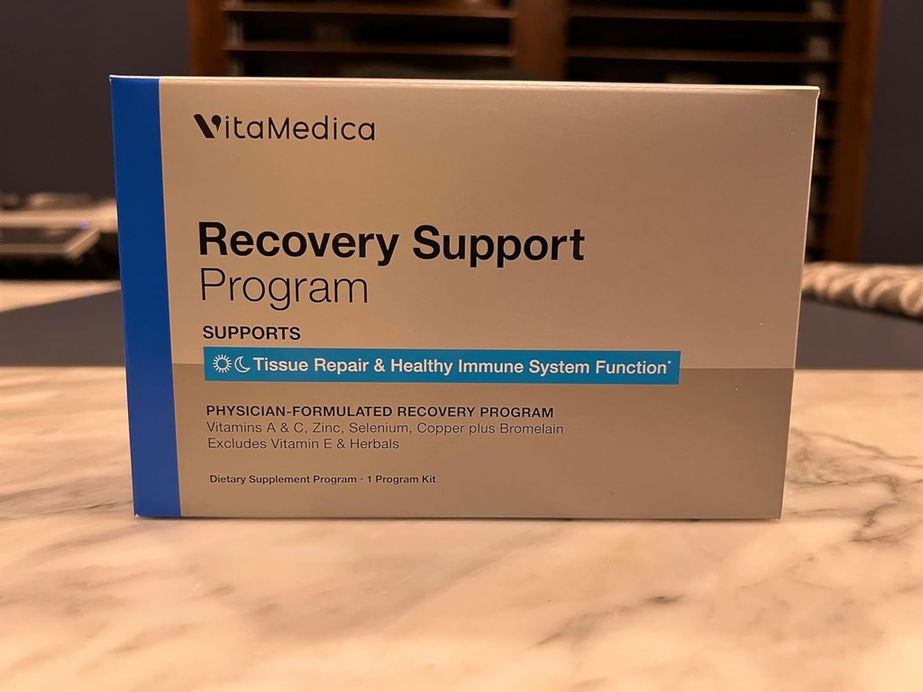 VitaMedica ← Recuperación Programa de Soporte Silencio Natural Post Cirugía Soporte Suplementos ← Apoyo Clínico Anterior Bromelain with Quercetin ← Arnica Montana ← Vitamina A, Vitamina C, Zinc TEN Gluten Free TEN Made in USA
