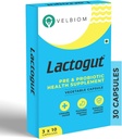 Lactogut Probióticos Suplemento para la Salud Inmunitaria y Digestiva, Gut Health Multi Strain y Site-Specific Pre-Probiotic Formula Ayuda en Ibs e Ibd - 30 cápsulas