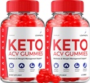 (2 Pack) Leap Keto ACV Gummies - Advanced Formula Leap Keto Plus Weight Management ACV Gummies Apple Cider Vinegar Keto Leap ACV Gummies Dietary Supplement Reviews Men Women (120 Gummies)