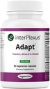 InterPlexus Adapt - Vitamina, Mineral, & Herbal Adrenal Supplement - Gluten Free, Dairy Free, Soy Free - 90 cápsulas (90 piezas)