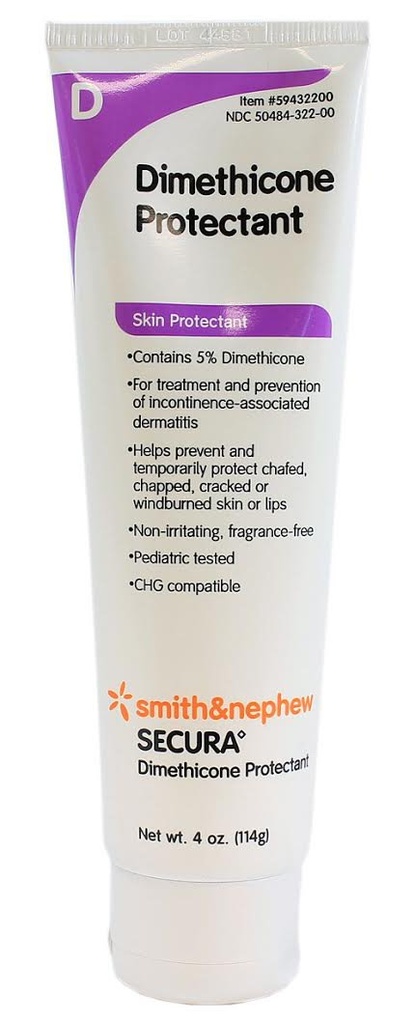 Smith and Nephew Secura Dimethicone Protectant 4oz Tube 59432200 de Smith &amp; Nephew