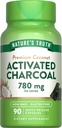 La verdad de la naturaleza Activado Charcoal Capsules Silencioso 90 Conde