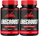(2 Pack) Erecboost Capsules for Men, Erecboost Original, Erecboost para Hombres, ErecBooster, Erecboost En Capsulas, ErecaBoost Pills, Erecboost Pastillas, Erecboost Natural Advanced Formula, 120 cápsulas