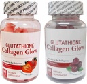 Generic Nature Glow Glutathione Collagen - Strawberry & Cranberry Flavor Bundle, 60 Chewable Gummies Cada
