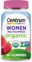 Centrum Women's Organic Multigummies Women's Multivitamin Gummies Organic Multivitamin for Women with Essential Nutrients for Immune Support, Metabolism, and Hair Skin and Nails Vitamins - 90 Ct