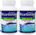 Sodium Bicarbonato Antacid Oral Powder USP 4 oz .2 Botellas