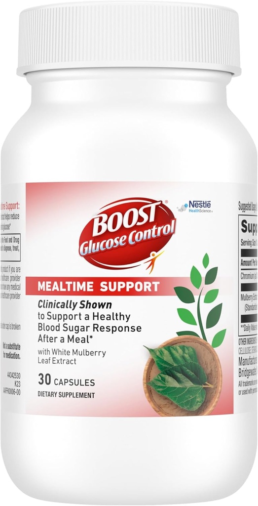 BOOST Glucose Control Mealtime Support Dietary Supplement, 30 ct