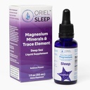 Oriel gotas de magnesio líquido para el sueño, rápida absorción, magnesio de iones libres, minerales y 78 elementos de traza, soporta sueño natural y profundo, relajación y calma, 30 ml, fuente de 30 días