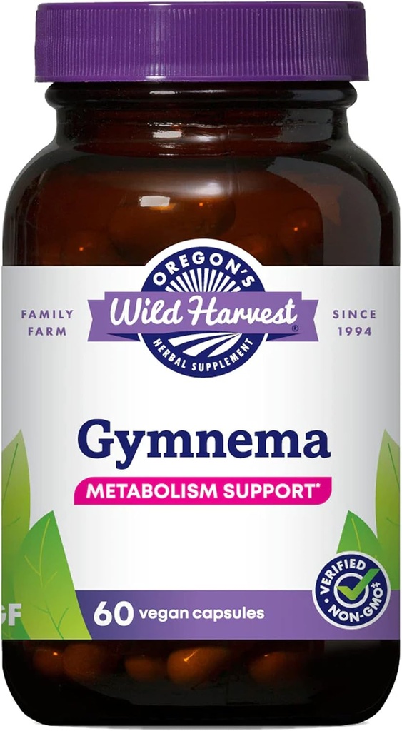 El Gymnema Herbal Suplemento Vegan Capsules, 60 Conde