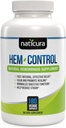 Hem-Control - Suplemento de Tratamiento Hemorrhoide rápido eficaz - Fórmula poderosa para promover el alivio de los síntomas, la rotura de las hemorroides, el estrés de la grasa - 180 cápsulas Vegan - Hecho en EE.UU.