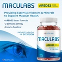 Vitaminas Ojo - AREDS 2 Base Fórmula - Vitamina Ojo con Lutein " Zeaxanthin para la Salud Macular - Suplementos Visión para Adultos - 180 Softgels Soporte " Cuidado de Ojos - Hecho en EE.UU.