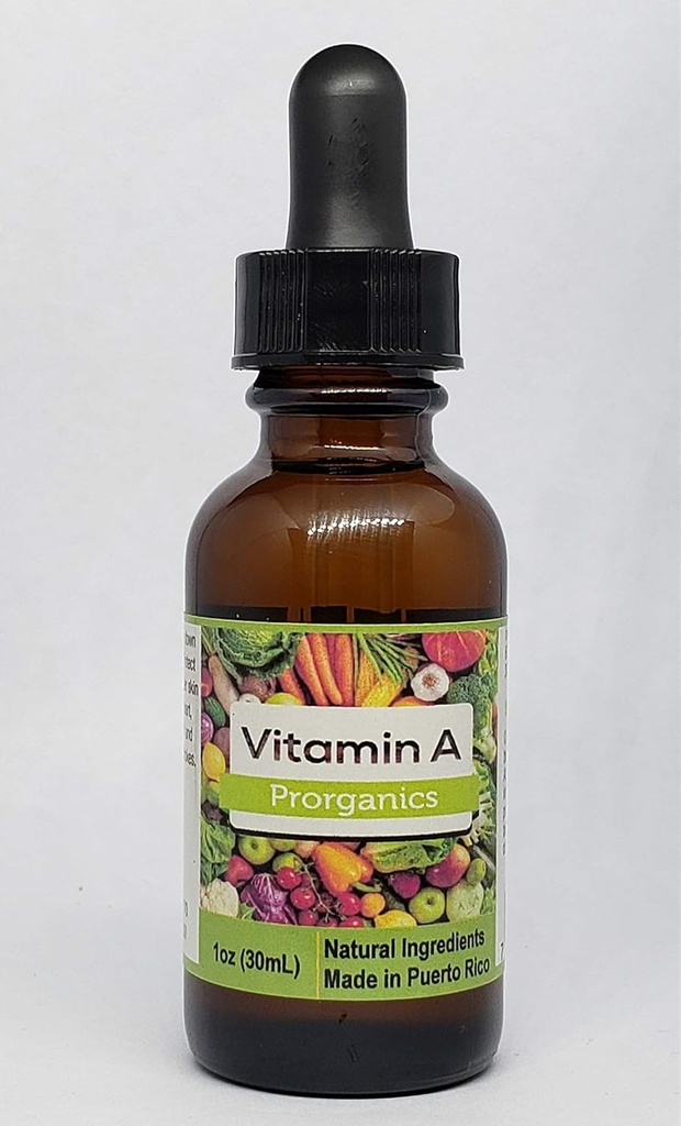 Rara 1oz Vitamina líquida orgánica A por Prorganics.