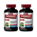 Píldoras diuréticas - Espárragos 600 MG - Young Shoots Extract - Suplemento dietético Premium - suplemento antioxidante para la piel - Espárragos Extracto, suplemento antioxidante, píldoras espárragos - 2B 120 cápsulas