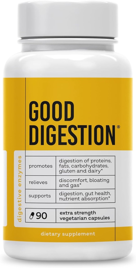 Extra Strength Digestive Enzymes ← All-in-One Fórmula peticion Fast Bloating &amp; Gas Relief Silencio Digestion Relief for Carbs, Fat, Protein, Gluten, Dairy