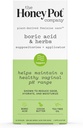 The Honey Pot Company 7 Day Boric Acid & Herbs Suppositories - Maintains and Balances Healthy Vaginal pH, Manages Odor, Hydrates, " Moisturizes - Gynecologist Tested